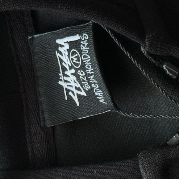 Stussy Black Jacket with White Logo - Picture 3 of 4